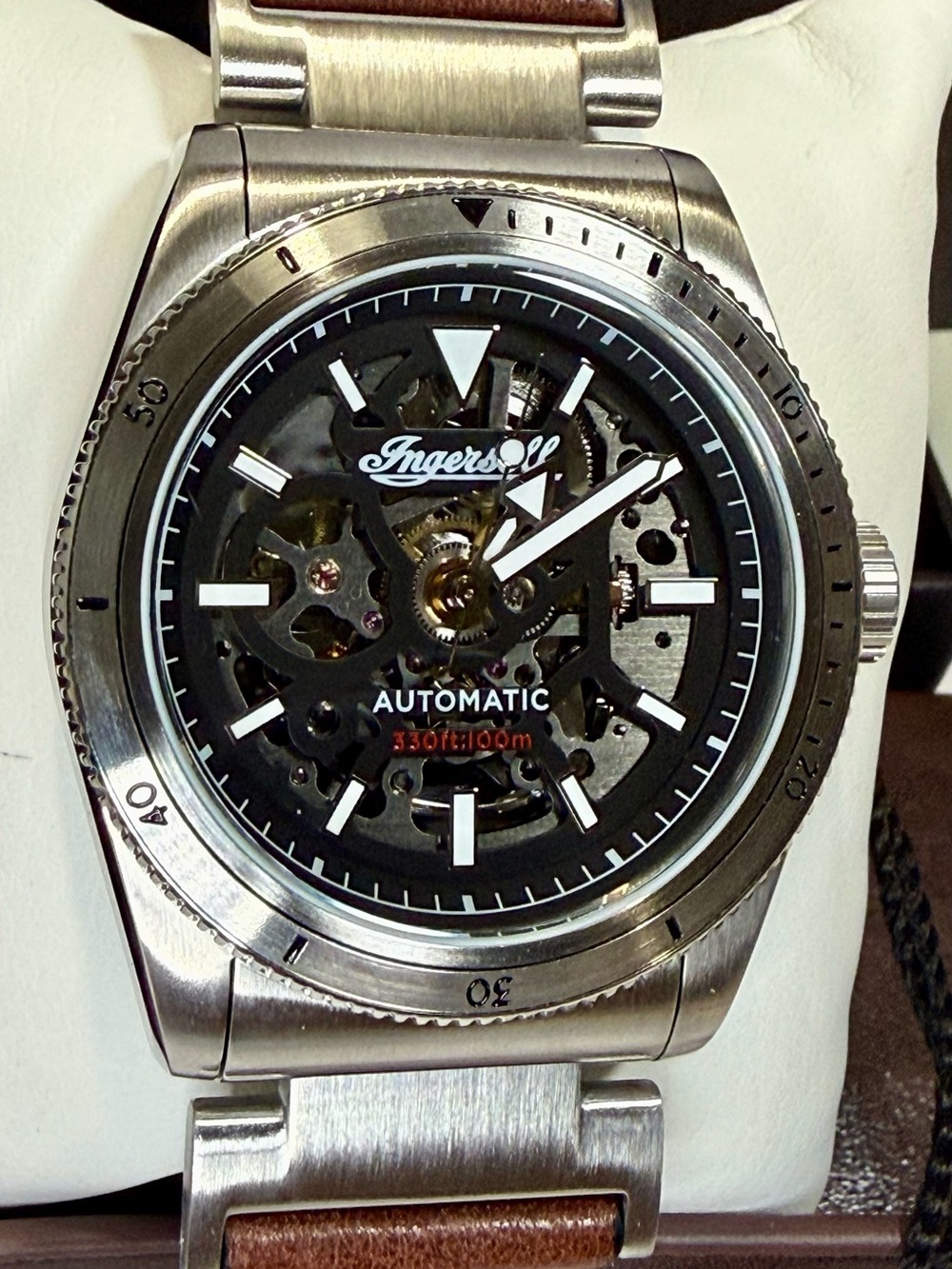 Ingersoll The Scovill Skeleton Automatic Classic Mens Watch - Picture 3 of 7